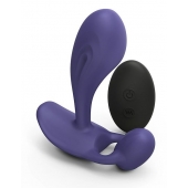 Темно-синий вибромассажер Witty P G Vibrator with Remote Control - Love to Love - в Архангельске купить с доставкой