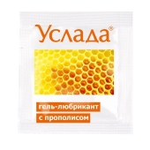 Гель-лубрикант «Услада с прополисом» - 3 гр. - Биоритм - купить с доставкой в Архангельске