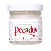 Массажная свеча Caramel   Popcorn - 35 мл. - Pecado - купить с доставкой в Архангельске