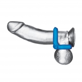 Комплект из 2 эрекционных колец-восьмерок 2-Pack Duo Cock And Ball Stamina Enhancement Ring - BlueLine - в Архангельске купить с доставкой