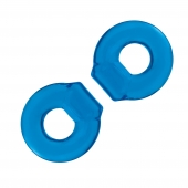 Комплект из двух колец для пениса 2-Pack Ultra-Stretch Stamina Endurance Ring - BlueLine - в Архангельске купить с доставкой