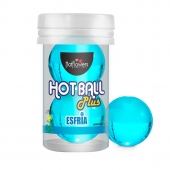 Лубрикант на масляной основе Hot Ball Plus с охлаждающим эффектом (2 шарика по 3 гр.) - HotFlowers - купить с доставкой в Архангельске