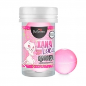 Лубрикант на силиконовой основе с эффектом вибрации Xana Loka Hot Ball (2 шарика по 3 гр.) - HotFlowers - купить с доставкой в Архангельске