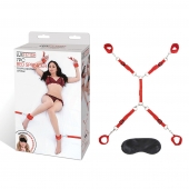 Красная фиксация на матрас Classic Bedspreader - Lux Fetish - купить с доставкой в Архангельске