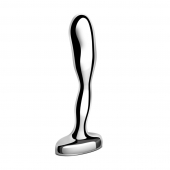 Стальной стимулятор простаты Stainless Steel Prostate Plug - 11,5 см. - b-Vibe - в Архангельске купить с доставкой