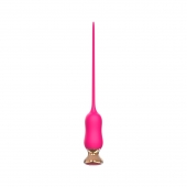 Розовый тонкий стимулятор Nipple Vibrator - 23 см. - I-MOON - купить с доставкой в Архангельске