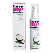 Съедобное согревающее массажное масло Love Me Tender Cocos с ароматом кокоса - 100 мл. - Love to Love - купить с доставкой в Архангельске