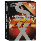 Презервативы Sagami Xtreme ENERGY с ароматом энергетика - 3 шт. - Sagami - купить с доставкой в Архангельске
