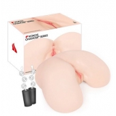 Мастурбатор-полуторс с двойным слоем материала и вибрацией Maria Onahole Real Vagina - KOKOS - в Архангельске купить с доставкой