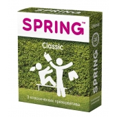 Классические презервативы SPRING CLASSIC - 3 шт. - SPRING - купить с доставкой в Архангельске