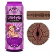 Коричневый мастурбатор-вагина Pleasure Brew Masturbator-Wild Ale в банке - Lovetoy - в Архангельске купить с доставкой