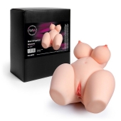 Телесный мастурбатор в форме пышного женского полуторса - Erowoman-Eroman - в Архангельске купить с доставкой