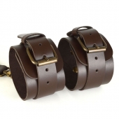 Коричневые наручники IDEAL - Sitabella - купить с доставкой в Архангельске