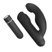 Черный вибромассажер Gladiator - 10,7 см. - S-HANDE - в Архангельске купить с доставкой