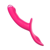 Розовый поясной вибратор с пультом ДУ - I-MOON - купить с доставкой в Архангельске