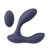 Синий массажер простаты с двумя моторами P-Bliss - Lola Games - в Архангельске купить с доставкой