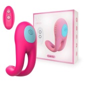 Розовое виброкольцо с пультом ДУ - I-MOON - в Архангельске купить с доставкой