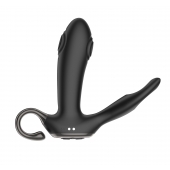 Черный вибромассажер простаты с эффектом маятника и пультом ДУ - 16 см. - Secwell - в Архангельске купить с доставкой