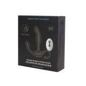 Черный вибромассажер простаты с эффектом фингеринга и пультом ДУ - Secwell - в Архангельске купить с доставкой