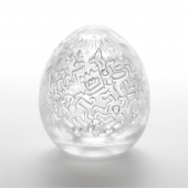 Мастурбатор-яйцо Keith Haring EGG PARTY - Tenga - в Архангельске купить с доставкой