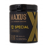 Презервативы с точками и рёбрами MAXUS Special - 12 шт. - Maxus - купить с доставкой в Архангельске