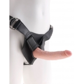 Страпон на виниловых трусиках Strap-on Harness Cock - 17,8 см. - Pipedream - купить с доставкой в Архангельске