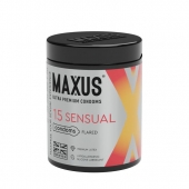 Анатомические презервативы MAXUS Sensual - 15 шт. - Maxus - купить с доставкой в Архангельске