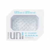 Прозрачный мастурбатор-стимулятор Tenga Uni Diamond - Tenga - в Архангельске купить с доставкой