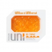 Оранжевый мастурбатор-стимулятор Tenga Uni Topaz - Tenga - в Архангельске купить с доставкой