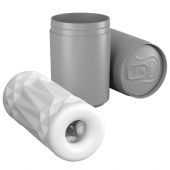 Белый компактный мастурбатор Maid Service в упаковке-банке - Baile - в Архангельске купить с доставкой