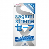 Презервативы Sagami Xtreme Ultrasafe с двойным количеством смазки - 10 шт. - Sagami - купить с доставкой в Архангельске