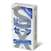 Презервативы Sagami Xtreme Ultrasafe с двойным количеством смазки - 10 шт. - Sagami - купить с доставкой в Архангельске