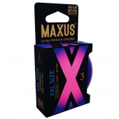 Презервативы Maxus XXL увеличенного размера - 3 шт. - Maxus - купить с доставкой в Архангельске