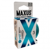 Презервативы Maxus G spot с двойной спиралью - 3 шт. - Maxus - купить с доставкой в Архангельске