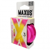 Ароматизированные презервативы Maxus Exotic Mix - 3 шт. - Maxus - купить с доставкой в Архангельске