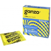 Классические презервативы с обильной смазкой Ganzo Classic - 3 шт. - Ganzo - купить с доставкой в Архангельске