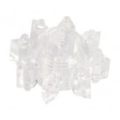 Прозрачное гелевое эрекционное кольцо-звезда - Toyfa Basic - в Архангельске купить с доставкой