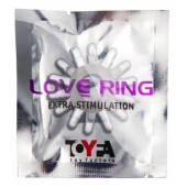 Прозрачное гелевое эрекционное кольцо с шипиками - Toyfa Basic - в Архангельске купить с доставкой