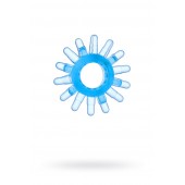 Голубая гелевая насадка с шипиками - Toyfa Basic - в Архангельске купить с доставкой