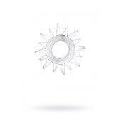 Прозрачное гелевое эрекционное кольцо-солнце - Toyfa Basic - в Архангельске купить с доставкой