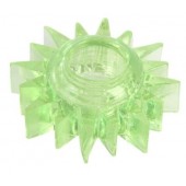 Зеленое эрекционное кольцо-солнце - Toyfa Basic - в Архангельске купить с доставкой
