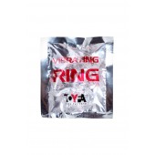 Прозрачное эрекционное кольцо с вибратором  и подхватом - Toyfa Basic - в Архангельске купить с доставкой