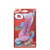 Фиолетовое эрекционное кольцо с вибрацией и пальчиком OYEAH PURPLE - Screaming O - в Архангельске купить с доставкой