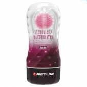 Прозрачный текстурированный мастурбатор Vacuum Cup Masturbator Black Hole - Baile - в Архангельске купить с доставкой