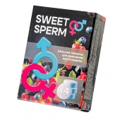 Шипучие таблетки для мужчин Sweet Sperm для изменения вкуса спермы (4 шт. по 0,5 гр.) - Капиталпродукт - купить с доставкой в Архангельске