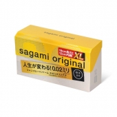 Презервативы увеличенного размера Sagami Original 0.02 XL-size - 12 шт. - Sagami - купить с доставкой в Архангельске