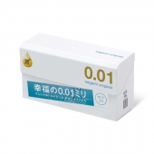 Увлажнённые презервативы Sagami Original 0.01 Extra Lub - 12 шт. - Sagami - купить с доставкой в Архангельске