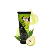 Массажный крем для тела с ароматом груши и зелёного чая Pear   Exotic Green Tea - 200 мл. - Shunga - купить с доставкой в Архангельске