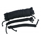 Чёрные хлопковые верёвки для бондажа - Orion - купить с доставкой в Архангельске
