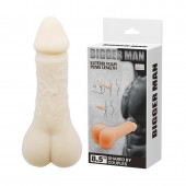 Мастурбатор-насадка Bigger Man - 21,5 см. - Baile - в Архангельске купить с доставкой